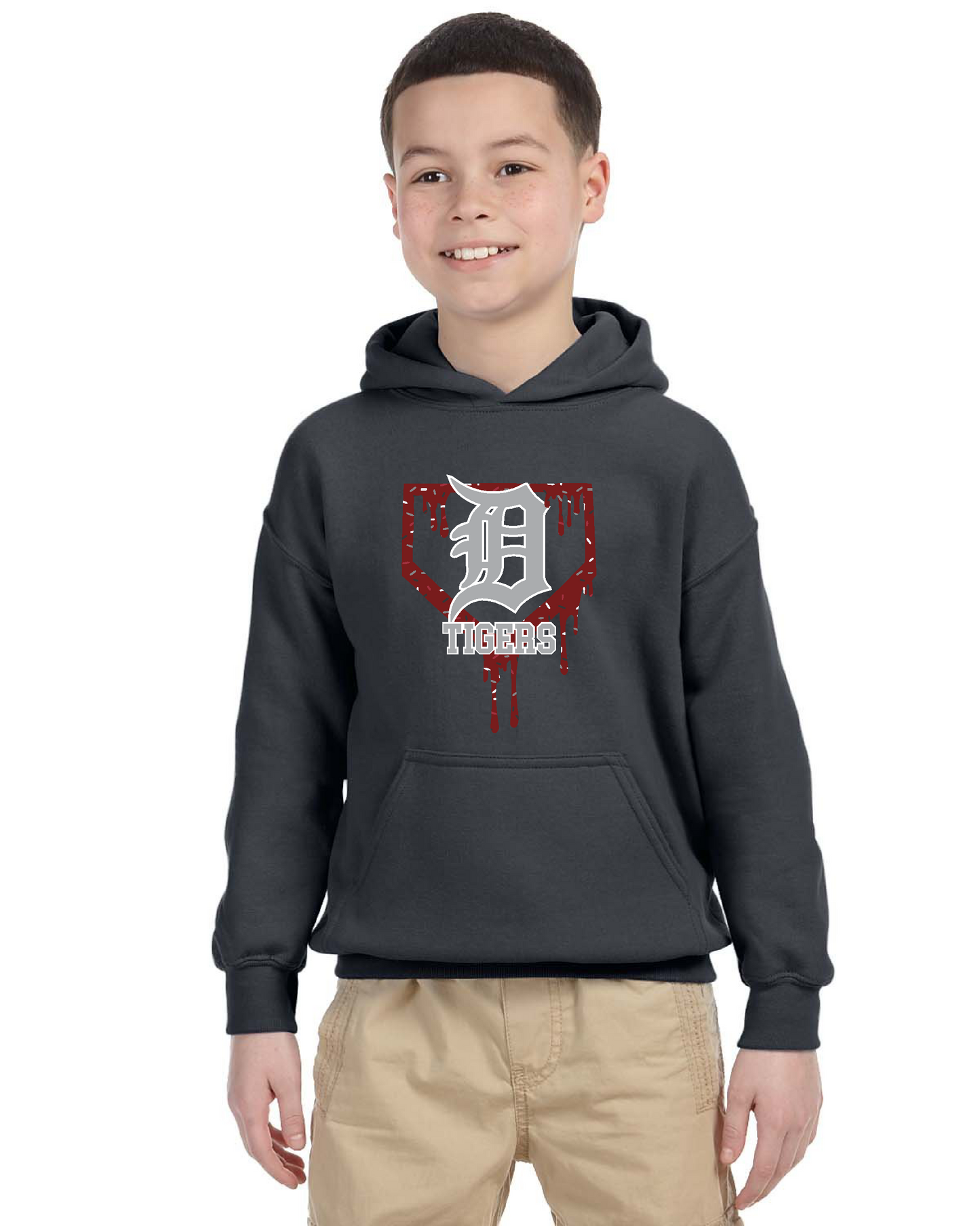 YOUTH Fleece Hooded Sweatshirt Deshler Drip