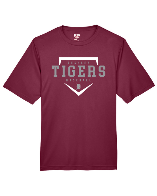 Team 365 Men's Zone Performance T-Shirt Deshler Tigers Baseball