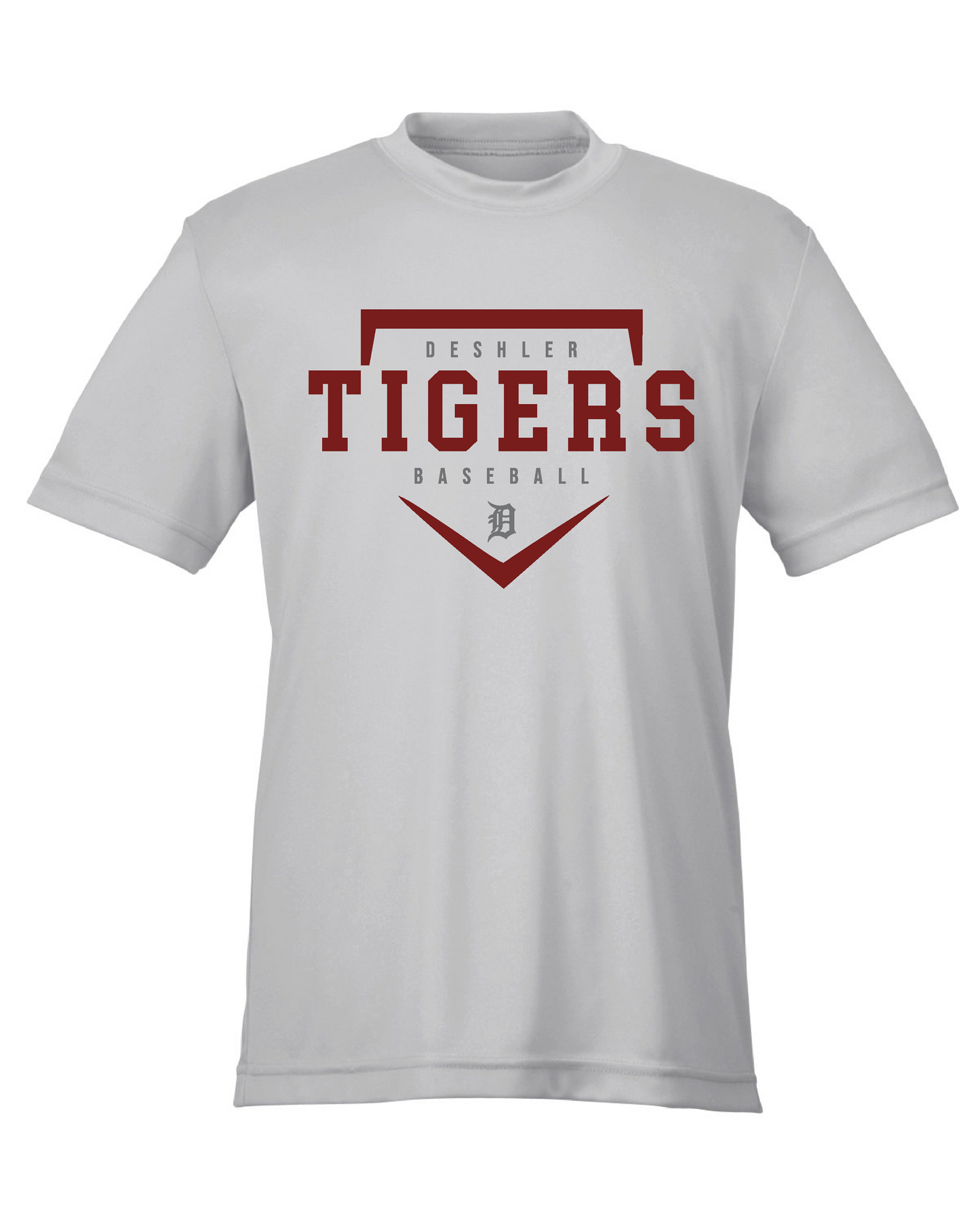 Team 365 Men's Zone Performance T-Shirt Deshler Tigers Baseball