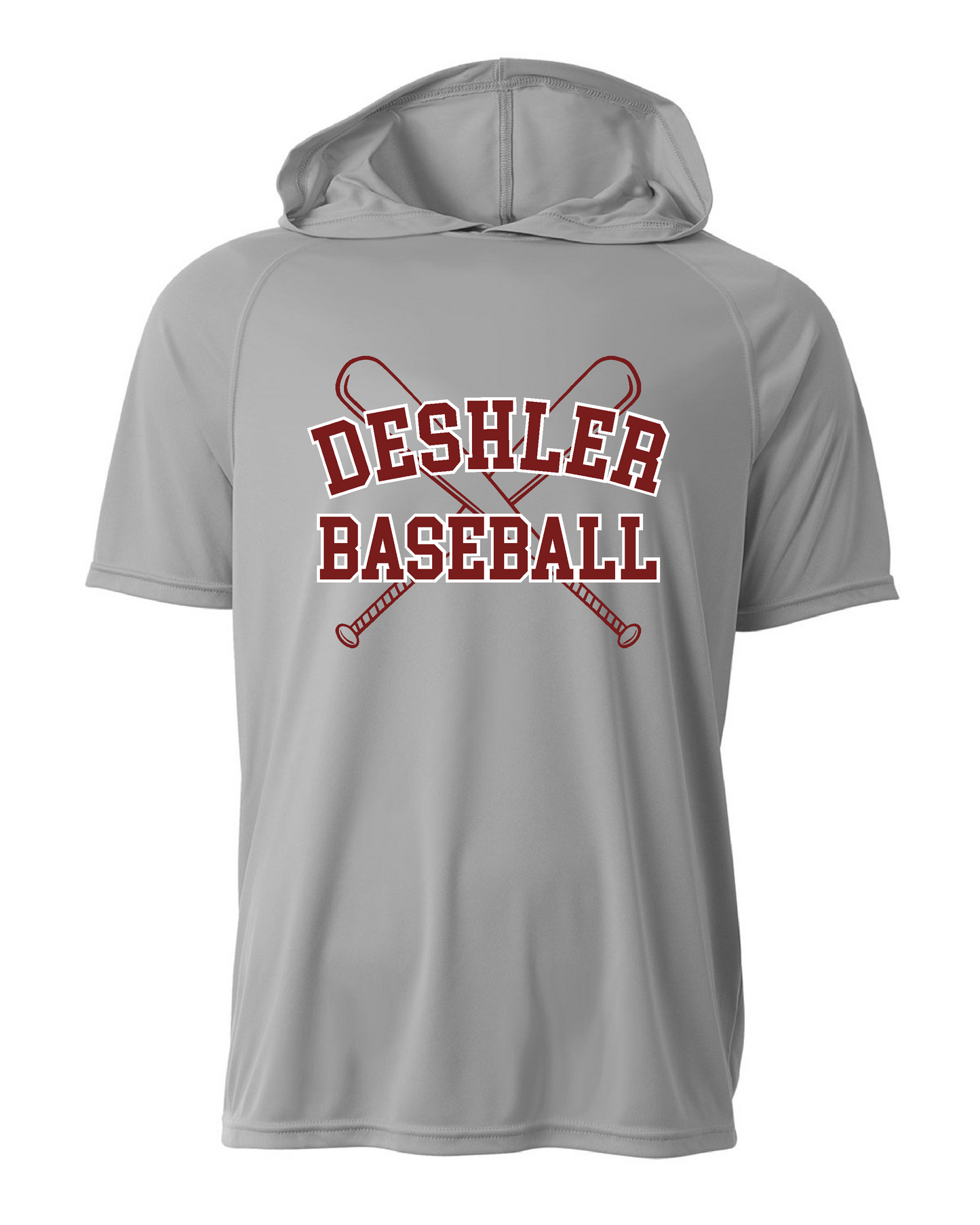 YOUTH Deshler Baseball Hooded Tshirt