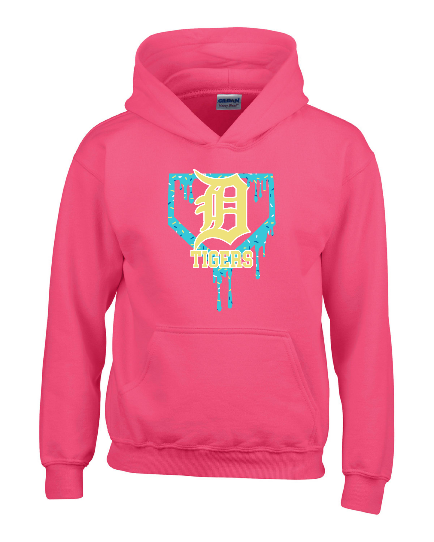 YOUTH Fleece Hooded Sweatshirt Deshler Drip