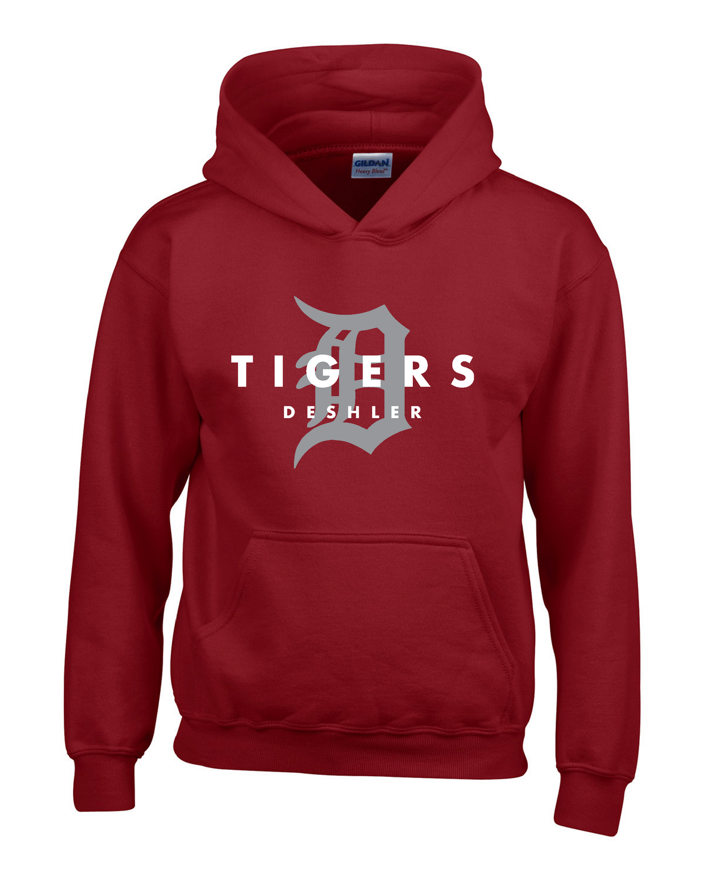 Fleece Hooded Sweatshirt Deshler Tigers