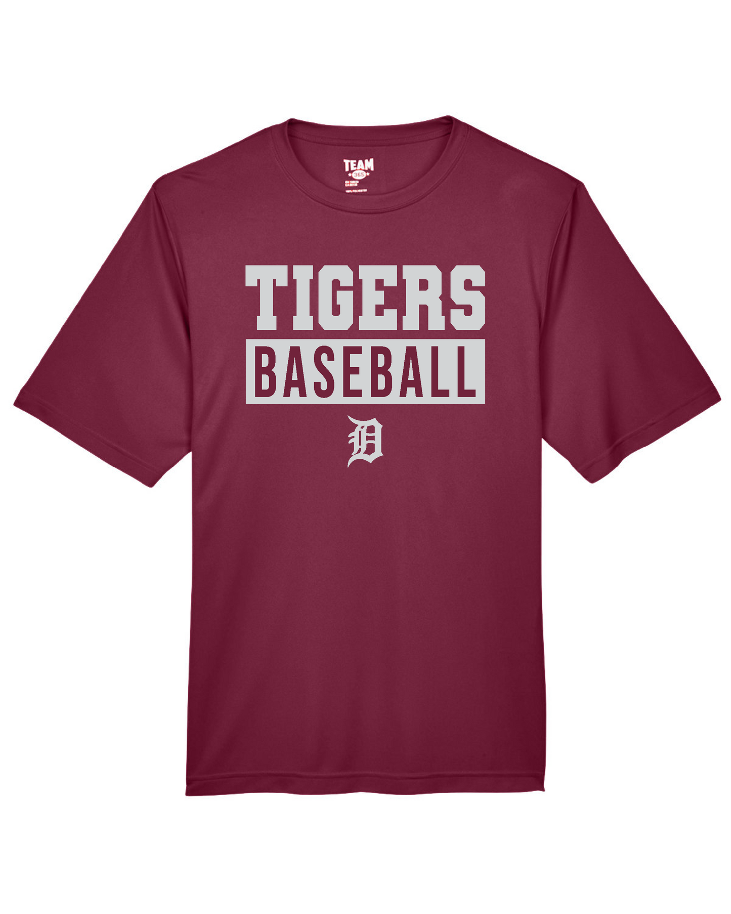 YOUTH Deshler Tigers Baseball Team 365 Zone Performance T-Shirt