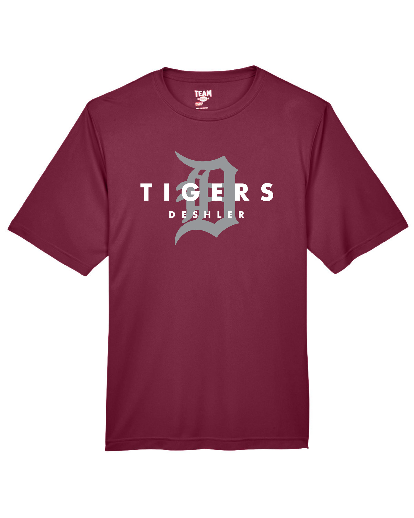 Team 365 Men's Zone Performance T-Shirt Deshler Tigers