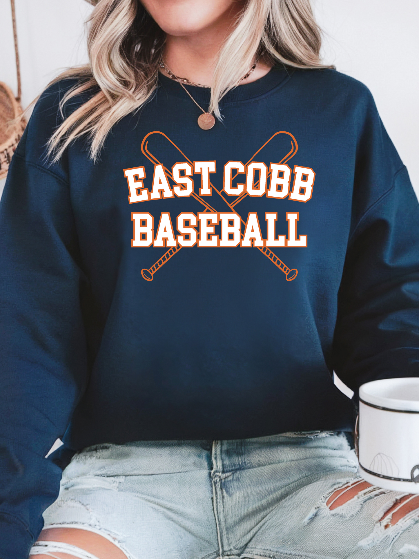 East Cobb Baseball Fleece Crew Sweatshirt