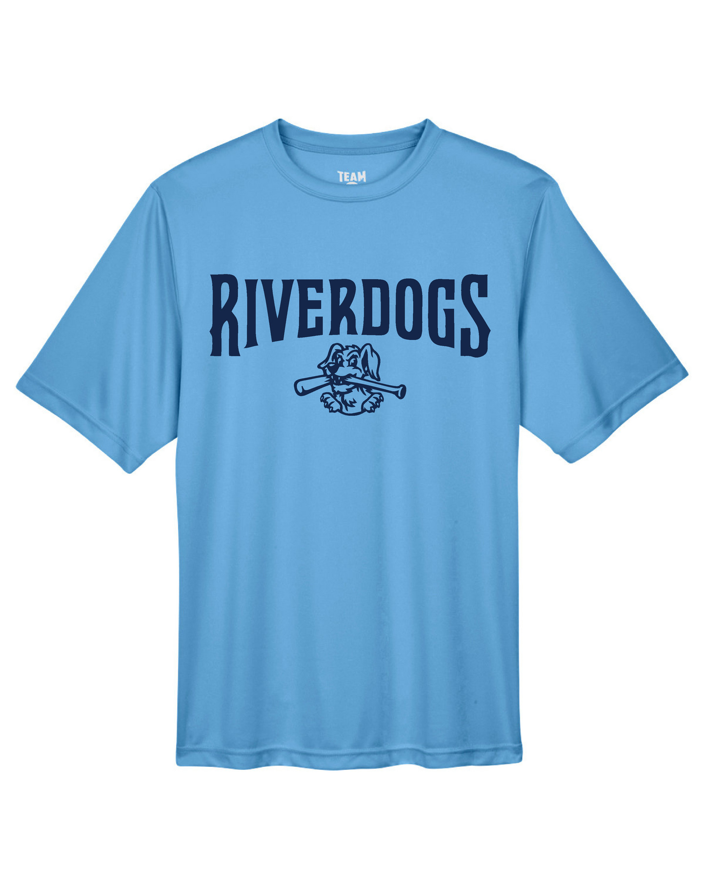 Team 365 Men's Zone Performance T-Shirt Riverdogs Navy Logo