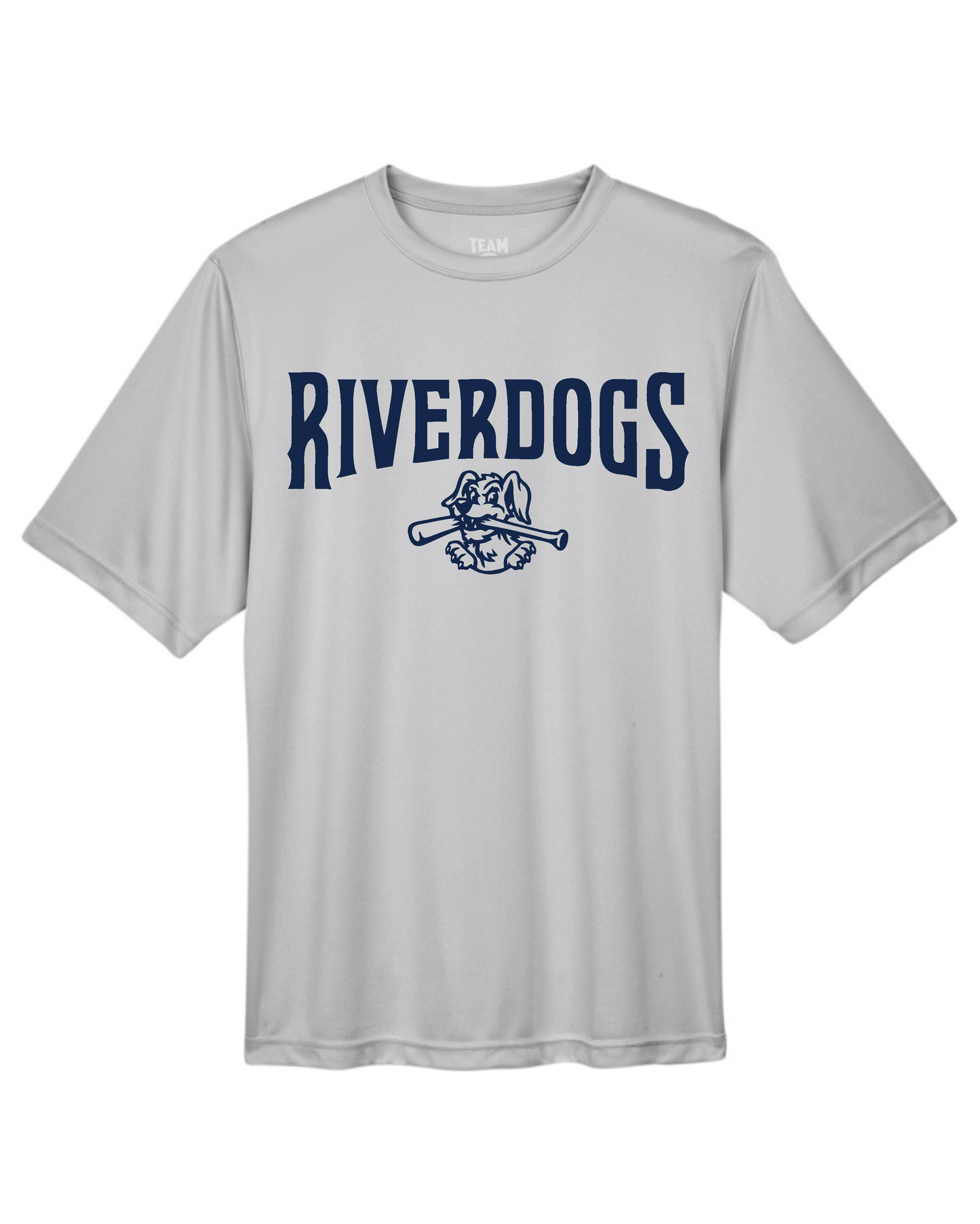 Team 365 Men's Zone Performance T-Shirt Riverdogs Navy Logo